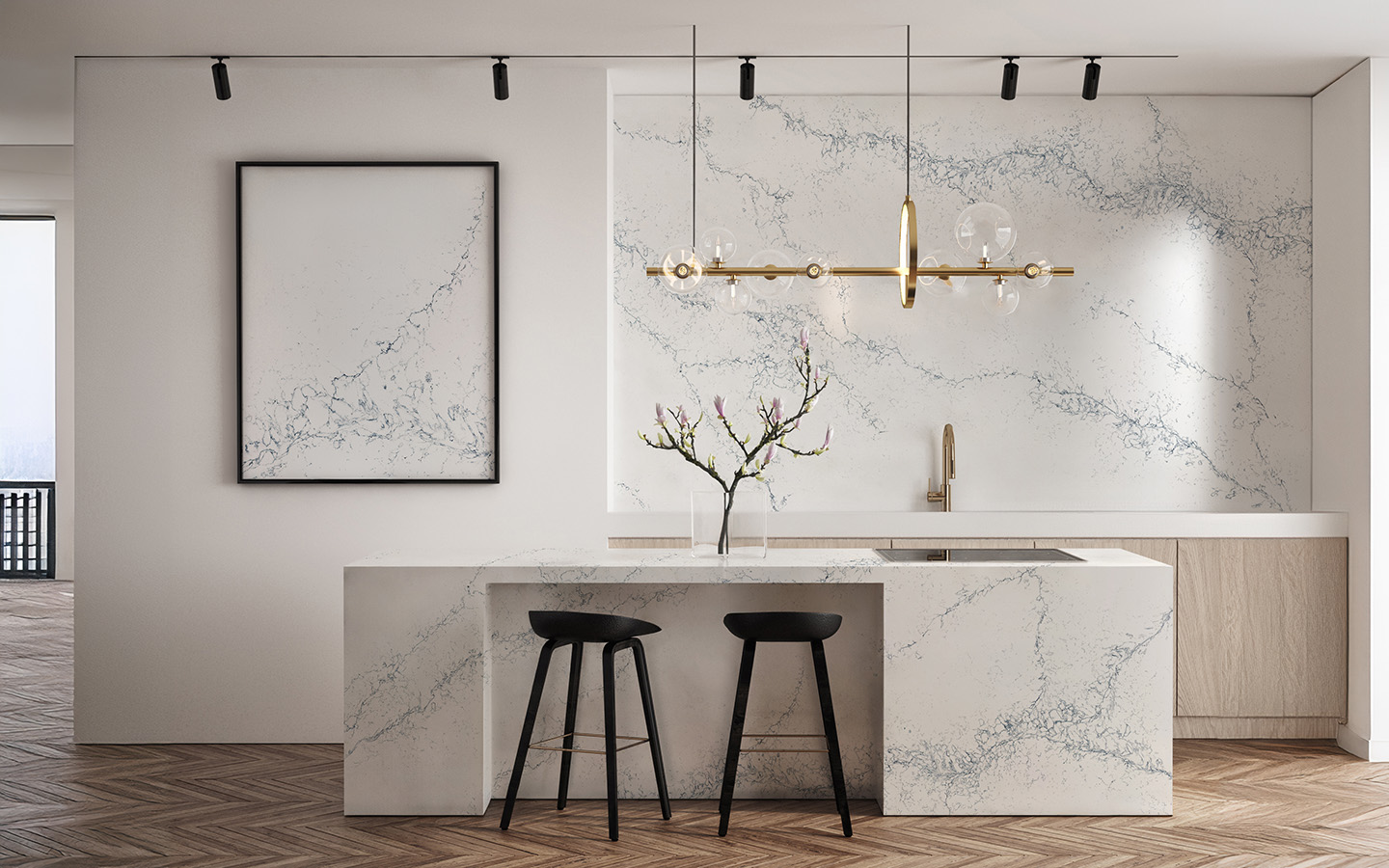 Calacatta Riviera Ultra — referentni enterijer