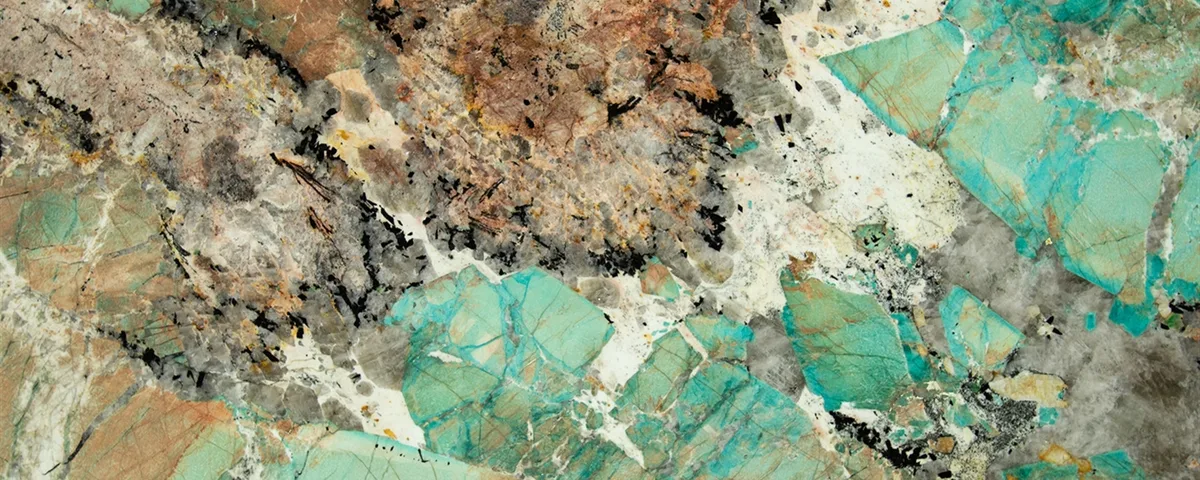 Amazonite — Kvarcit
